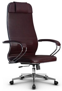 Кресло офисное Metta L 1m 38K2/K топган, нижняя часть 17834 бордовый в Орле