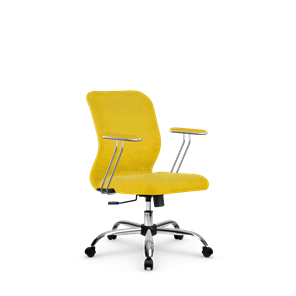 Кресло офисное SU-Mr-4/подл.078/осн.003 желтый в Орле