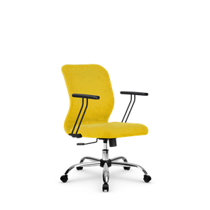 Кресло компьютерное SU-Mr-4/подл.109/осн.003  желтый в Орле