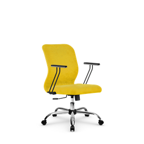 Офисное кресло SU-Mr-4/подл.110/осн.003 желтый в Орле
