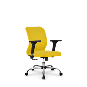 Офисное кресло SU-Mr-4/подл.200/осн.003 желтый в Орле