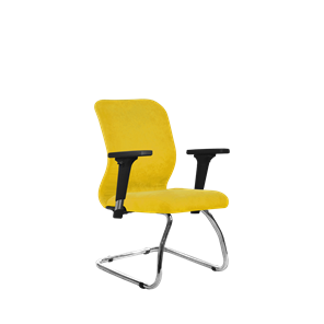 Кресло компьютерное SU-Mr-4/подл.200/осн.007 желтый в Орле