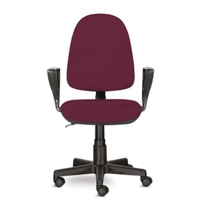 Офисное кресло Brabix Prestige Ergo MG-311 (регулируемая эргономичная спинка, ткань, бордовое) 532422 в Орле