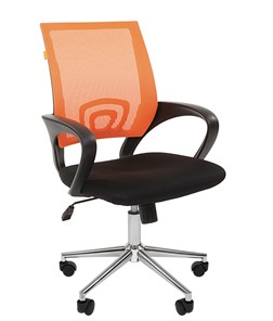 Компьютерное кресло CHAIRMAN 696 CHROME Сетка TW-66 (оранжевый) в Орле