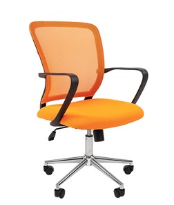 Кресло CHAIRMAN 698 CHROME new Сетка TW-66 (оранжевый) в Орле