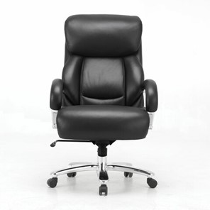 Кресло компьютерное Brabix Premium Pride HD-100 (натуральная кожа, черное) в Орле
