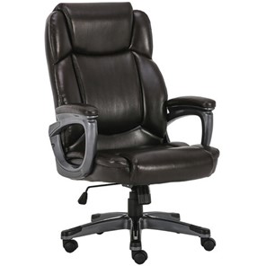 Кресло офисное Brabix Premium Favorite EX-577 (пружинный блок, рециклир. кожа, коричневое) 531936 в Орле
