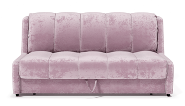 Прямой диван Аккордеон-Кровать 1,55 с каретной утяжкой, полоска (НПБ) в Орле