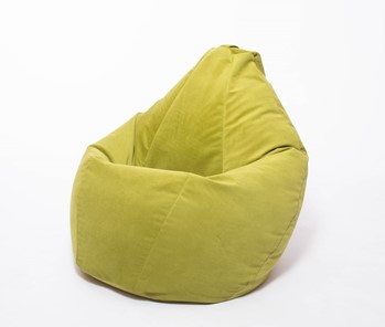 Кресло-мешок Груша малое, велюр однотон, травянное в Орле