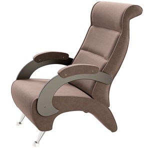 Кресло Деметрио 9Д (каркас венге, м/э коричневый) в Орле
