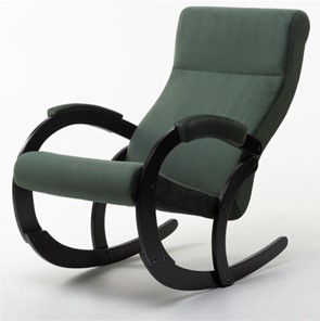 Кресло-качалка в гостиную Корсика, ткань Amigo Green 34-Т-AG в Орле
