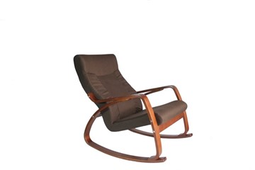 Кресло-качалка Женева, ткань шоколад в Орле