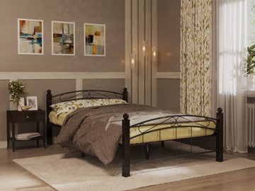 Кровать в спальню Гарда 15, 160х200, черная в Орле