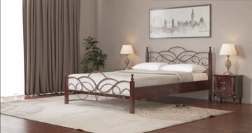 Спальная кровать Марго 140*200 с основанием в Орле