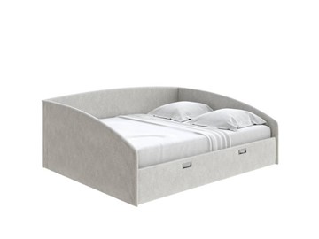 Двуспальная кровать Bono 160х200, Рогожка (Levis 12 Лён) в Орле