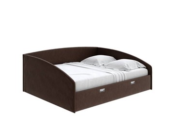 Кровать 2-спальная Bono 160х200, Рогожка (Levis 37 Шоколад) в Орле
