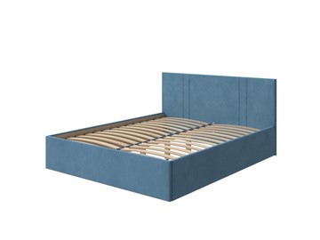 Двуспальная кровать Helix Plus 180х200, Велюр (Monopoly Прованский синий (792)) в Орле