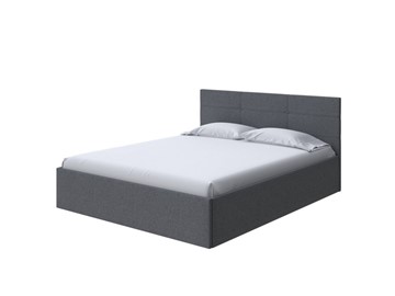 Кровать в спальню Vector Plus 160х200, Рогожка (Savana Grey (серый)) в Орле