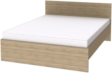 Кровать двуспальная K16 с основанием, цвет Дуб Сонома в Орле