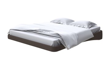 Парящая кровать 2-спальная 160х200, Рогожка (Savana Chocolate) в Орле