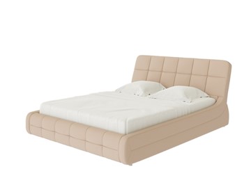 Спальная кровать Corso-6 200х200, Рогожка (Тетра Имбирь) в Орле