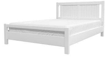 Кровать полутороспальная Ванесса из массива сосны (Белый Античный) 140х200 в Орле