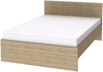 Полуторная кровать K14 с основанием, цвет Дуб Сонома в Орле