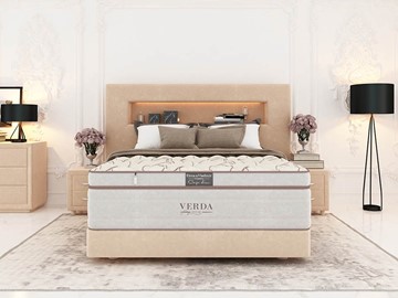 Кровать Smart Compact/Podium M 160х200, Флок (Велсофт Бежевый) в Орле