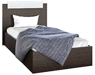 Спальная кровать Эко 900 ЛДСП, Венге/Сосна в Орле
