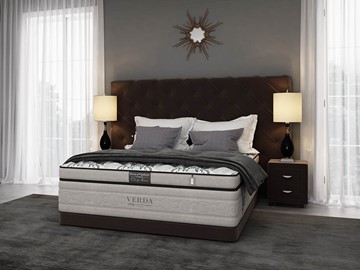 Кровать 2-х спальная Style/Basement 160х200, Флок (Велсофт Спелая слива) в Орле