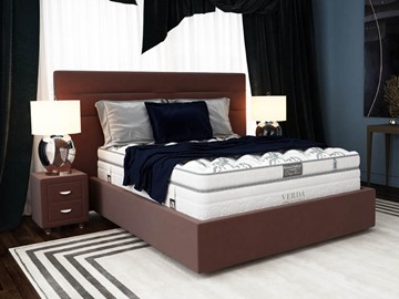 Спальная кровать Modern/Island M 180х200, Флок (Велсофт Спелая слива) в Орле