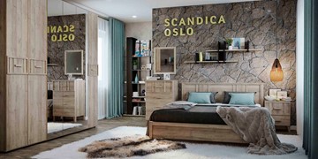 Модульная спальня SCANDICA OSLO №1 в Орле
