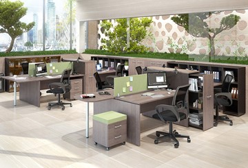 Офисный набор мебели Xten для двух сотрудников с тумбочками в Орле