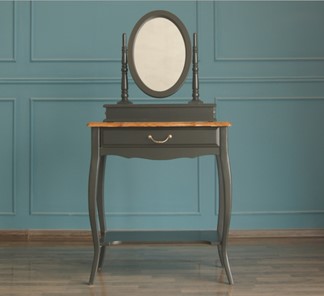 Столик косметический Leontina с зеркалом (ST9321BLK) Черный в Орле