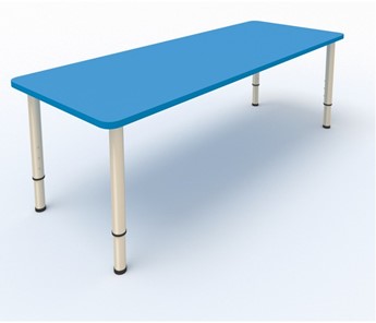 Детский стол 2-местный  (по одну сторону столешн.) СДО-2 (0-3) синий в Орле