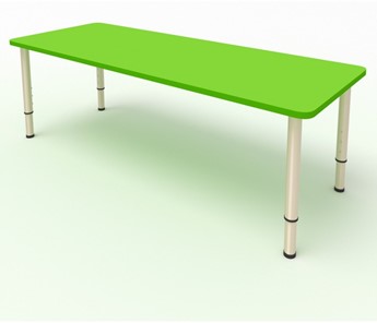 Детский стол 2-местный  (по одну сторону столешн.) СДО-2 (0-3) зеленый в Орле