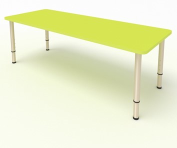 Детский стол 2-местный  (по одну сторону столешн.) СДО-2 (0-3) желтый в Орле