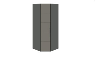 Распашной шкаф угловой Наоми, цвет Фон серый, Джут СМ-208.07.06 в Орле