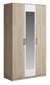 Шкаф 3 двери Светлана, с зеркалом, белый/дуб сонома в Орле