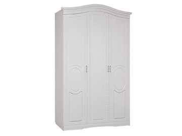 Шкаф трехдверный Гертруда, М2, белая лиственница/ясень жемчужный в Орле