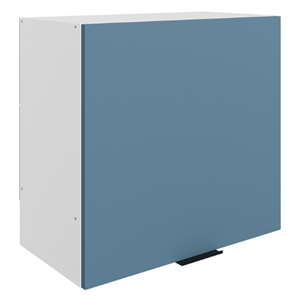 Кухонный шкаф Стоун L600 Н566 (1 дв. гл.) (белый/изумруд софттач) в Орле