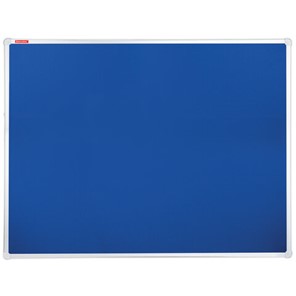Доска  для объявлений c текстильным покрытием для объявлений 60х90 см синяя, ГАРАНТИЯ 10 ЛЕТ, РОССИЯ, BRAUBERG, 231700 в Орле