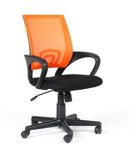 Кресло CHAIRMAN 696 black Сетчатый акрил DW66 оранжевый в Орле