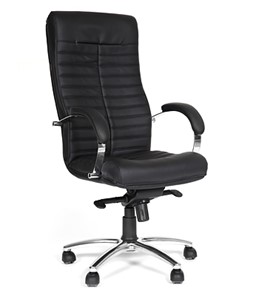 Кресло офисное CHAIRMAN 480 Экокожа премиум черная в Орле