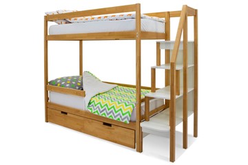 Детская двухэтажная кровать Svogen дерево в Орле