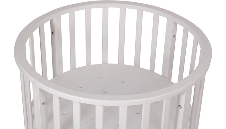Детская кроватка-трансформер POLINI Kids Simple 905 Белый в Орле - изображение 1