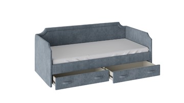 Подростковая кровать Кантри Тип 1, ТД-308.12.02 (Замша синяя) в Орле - предосмотр 1