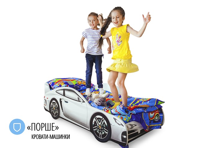 Детская кровать-машина Porsche в Орле - изображение 4