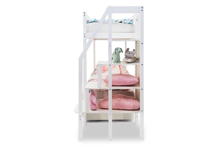 Двухъярусная детская кровать Svogen белый в Орле - изображение 7