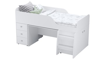 Детская кровать с рабочей зоной POLINI Kids Simple 4500 Белый в Орле - предосмотр 6
